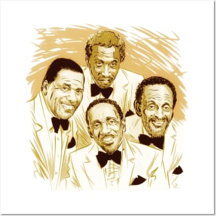 Modern Jazz Quartet - An illustration by Paul Cemmick Posters and Art